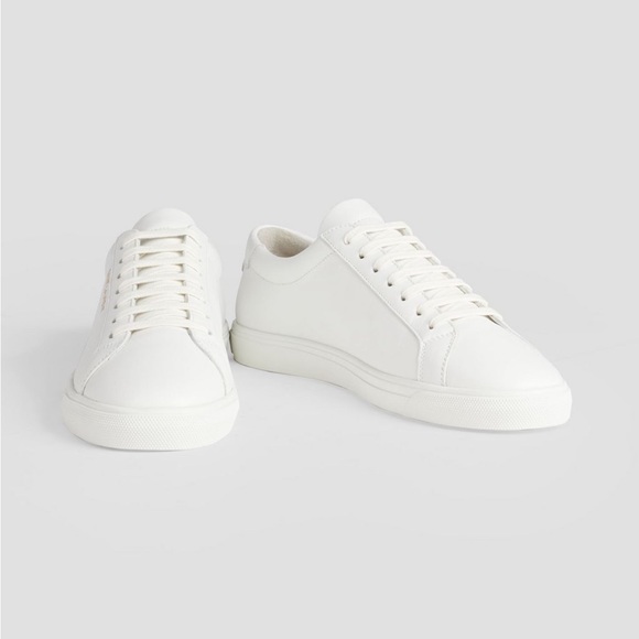 SAINT LAURENT Andy Leather Sneakers in White | Women's 35.5 / 5.5 - Picture 2 of 14